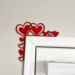 Valentine’s Day Door Corner, Valentine's Decor, Seasonal Decor, Holidays Decoration, Valentines Day Decor, Door Corner Trim. image 5