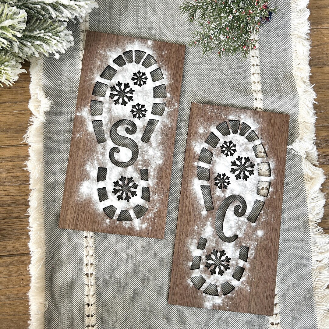 Shoe Print Santa