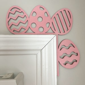 Easter Door Corner Eggs Door Corner Easter Door Trim Easter Door Sign Holiday Door Corner Easter Eggs Sign Door Corner Easter Door Sitter.
