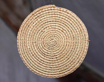 Woven Plate Coaster, 25cm,  Raffia Telleruntersetzer