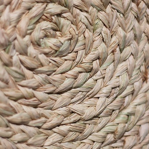 braided Plate Coaster, 25cm, Raffia Telleruntersetzer geflechtet zdjęcie 3