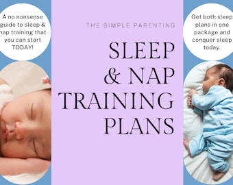 Das einfache Schlaf- und Nickerchen- Trainingsplanpaket für Eltern - Holen Sie sich sowohl den Schlaftrainingsplan als auch den Nickerchen- Trainingsplan für 4-6 Monate alte Kinder