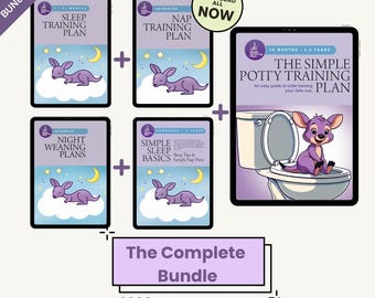 Das Komplettpaket: Alles was du für den Schlaf-, Entwöhnungs- & Töpfchentrainings-Erfolg benötigst