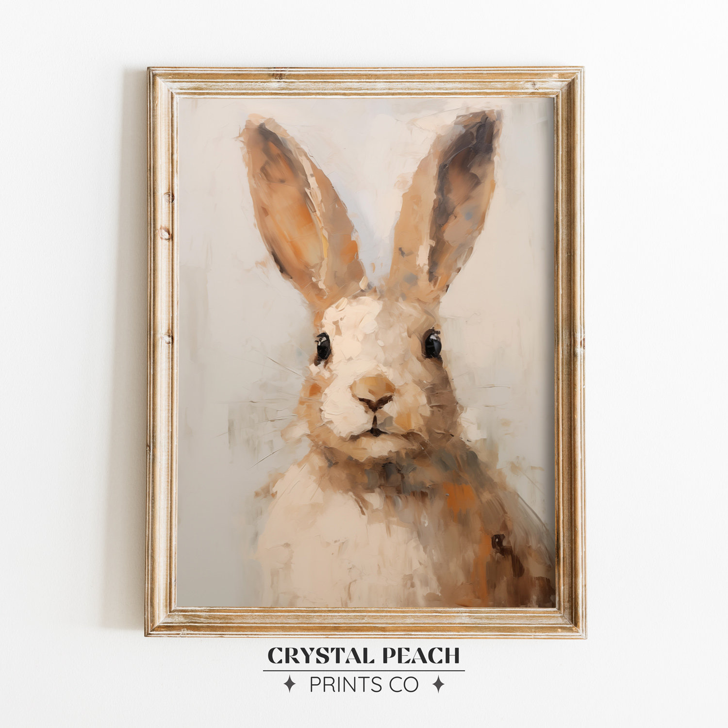 Rabbit Portrait Print - Digital Printable Download - Farmhouse Kids ...
