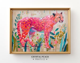 『 Pink cheetahs 』by Ally 20*20cm il_340x270.4643771746_ifi3.jpg