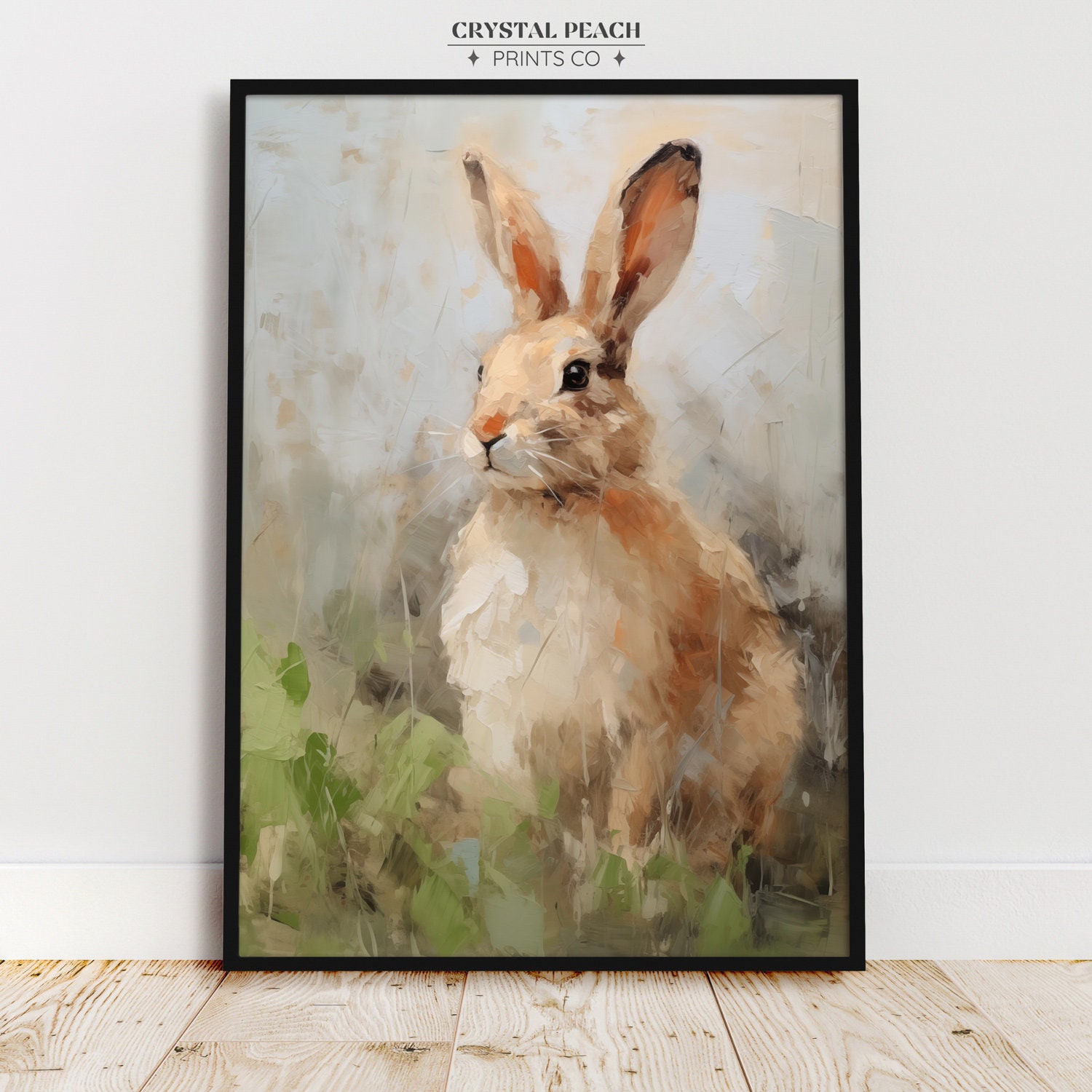 Rustic Print Rabbit Rabbit in the Grass Print - Digital Printable Download - Farmhouse Kids ...