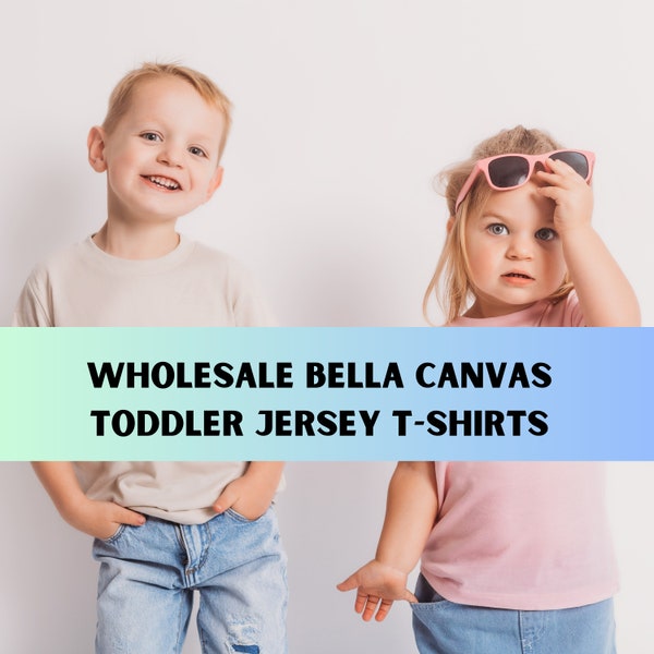 Blank Bella Canvas Toddler Jersey Shirts Plain Bella Canvas Toddler Tees Wholesale blank toddler shirts for DIY design unisex toddler tee