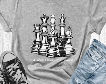 Chess Shirt Chess T Shirt Chess T-Shirt Chess Gift Chess Player Gift Chess Player Chess TShirt Funny Chess Shirt Retro Chess Pieces Coffee