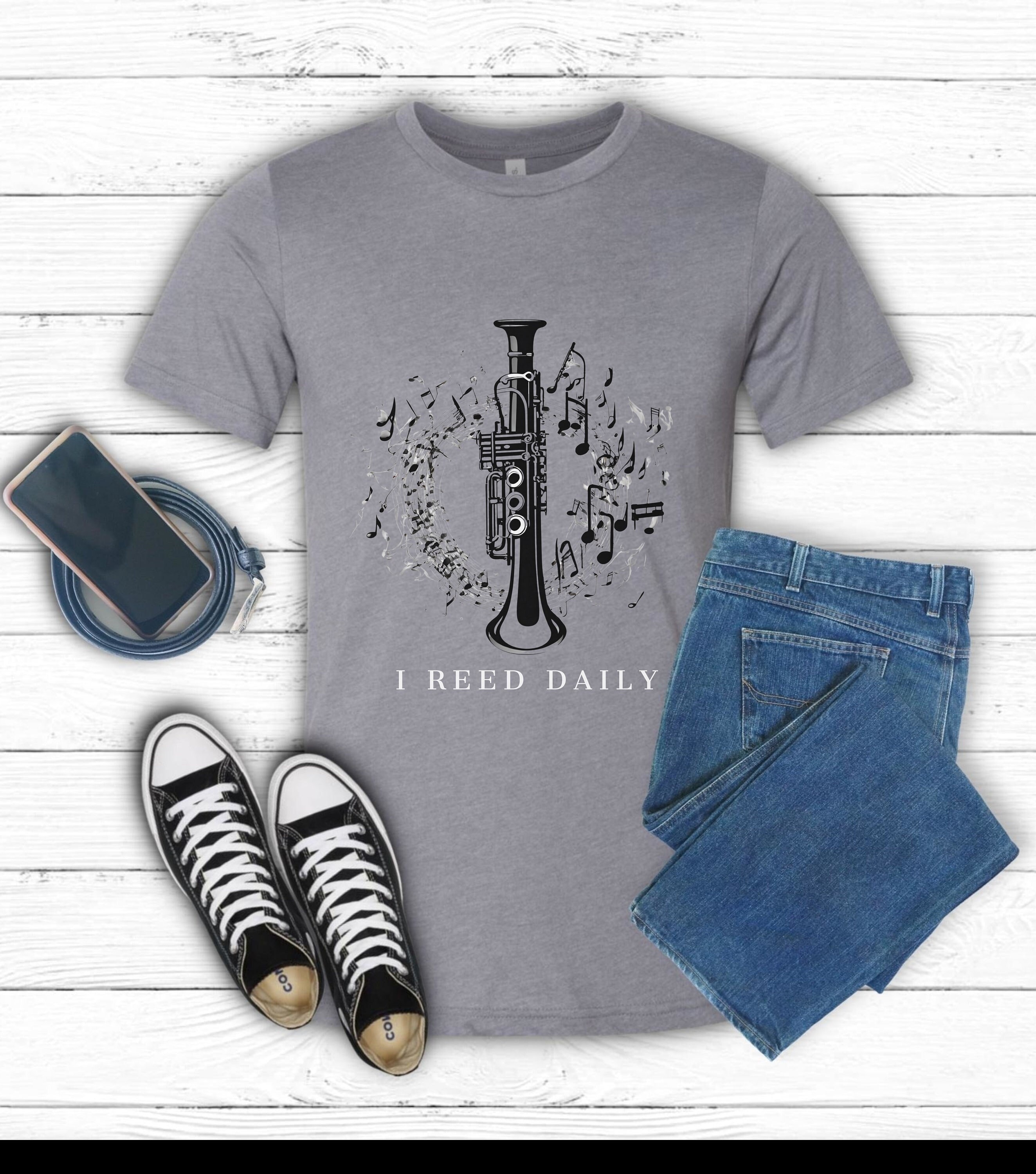 Maglietta Musicista Clarinettista Con Design Battito Cardiaco - Regalo Per Appassionati Di Musica Classica - Foto 6