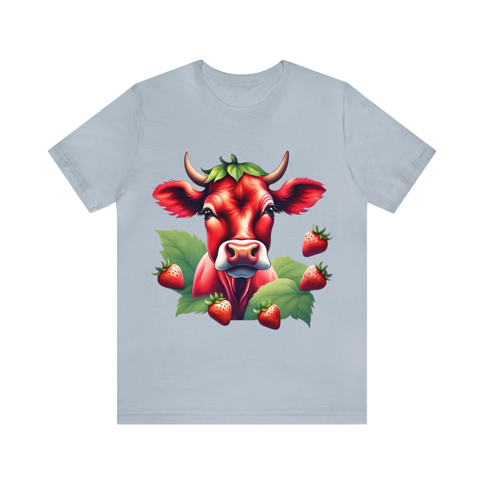 Strawberry Cow Shirt Strawberry T-shirt Strawberry Cow