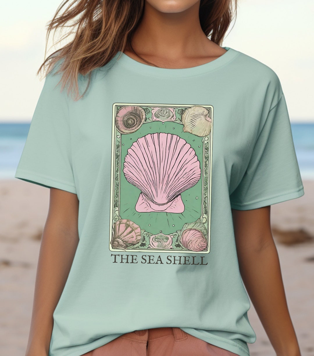 Mermaidcore the Seashell Tarot Card Mermaidcore Clothing Coconut Girl ...