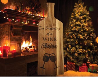 Wine Christmas Charcuterie Board