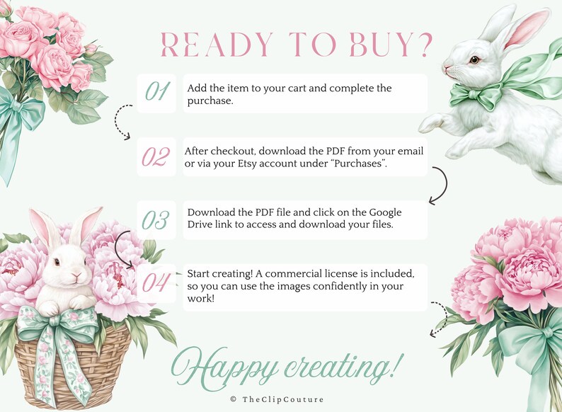 Green Easter Clipart, Spring Grandmillenial Easter PNG, Watercolor Spring Clipart, Toile Easter, Floral Easter PNG,Green Coquette Easter PNG image 7