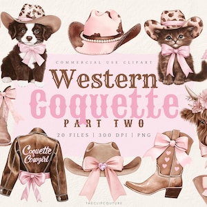 Coqueta occidental PNG Clipart, Coqueta vaquera Clipart, Country PNG, Coqueta vaquera estética, Botas de vaquero, Sombrero de vaquera, Vaca de las tierras altas PNG