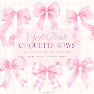 Clipart fiocchi rosa, fiocco civettuolo PNG, fiocchi PNG rosa acquerello, estetica dell'era delle ragazze morbide, fiocco rosa carino, clipart fiocco rosa pastello per bambina