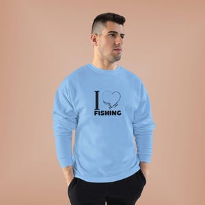Fishing Sweatshirt, Fisherman Jumper, Fishing Gift, Eco-Friendly Sweater, Funny Fishing Pullover, Fishing Apparel