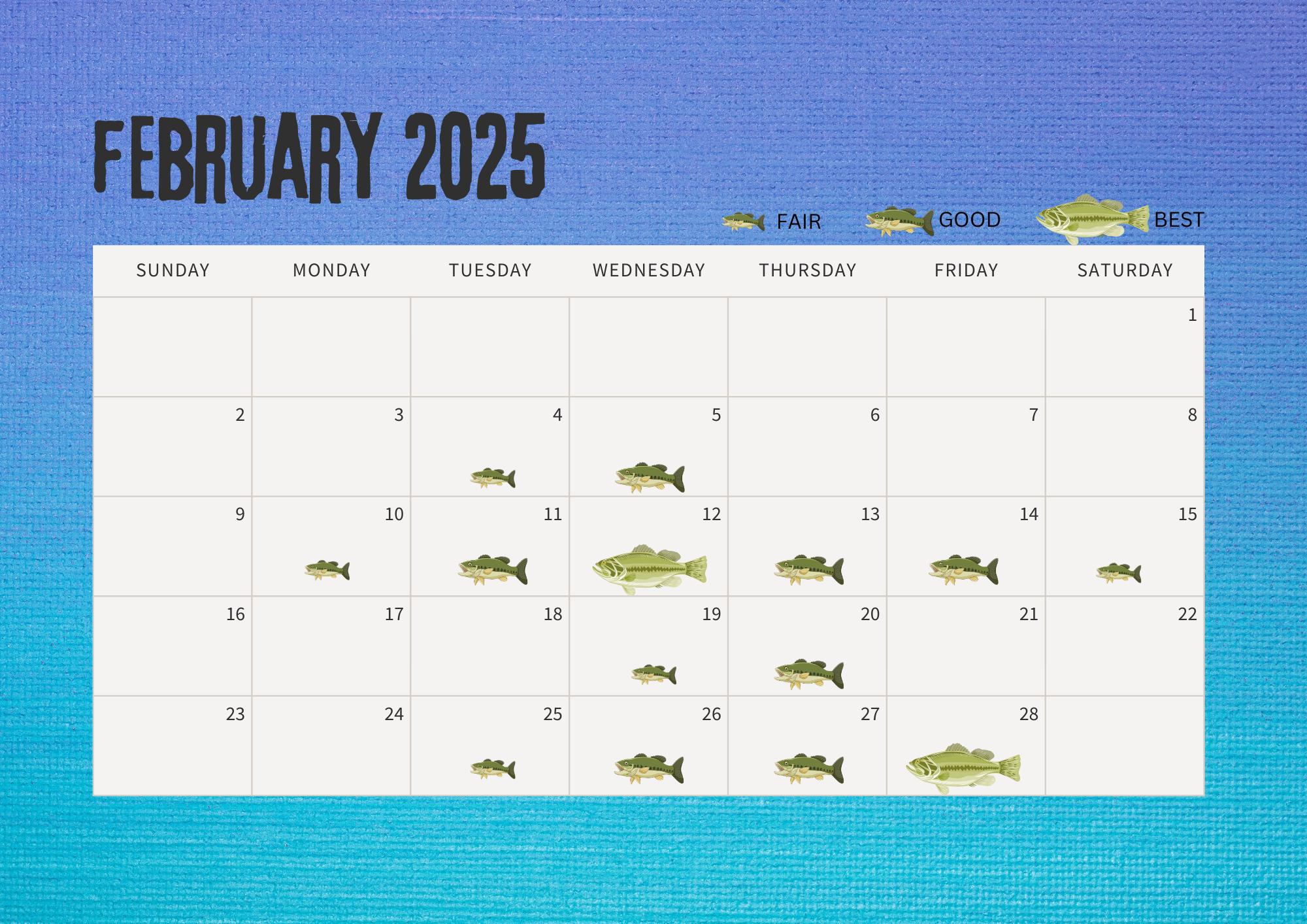 Best Fishing Days 2025 Calendar: Digital Download Only! - Etsy best-fishing-days-2025-calendar-digital-download-only-etsy