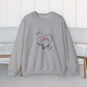 Best Daddy Ever Fishing Sweatshirt, Father&#39;s Day Gift, Dad Birthday Present, Fishing Lover Sweater, Outdoor Apparel