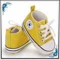 Baby canvas sneakers, White baby sneakers, First Step Shoes, Like converse, Gray baby shoes, Baby Girl Shoes, Baby Boy Sneakers, Baby Socks product logo
