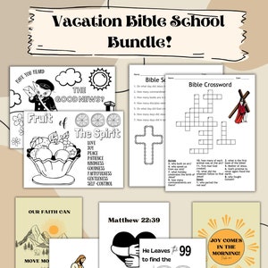 Vacation Bible School Activity Bundle