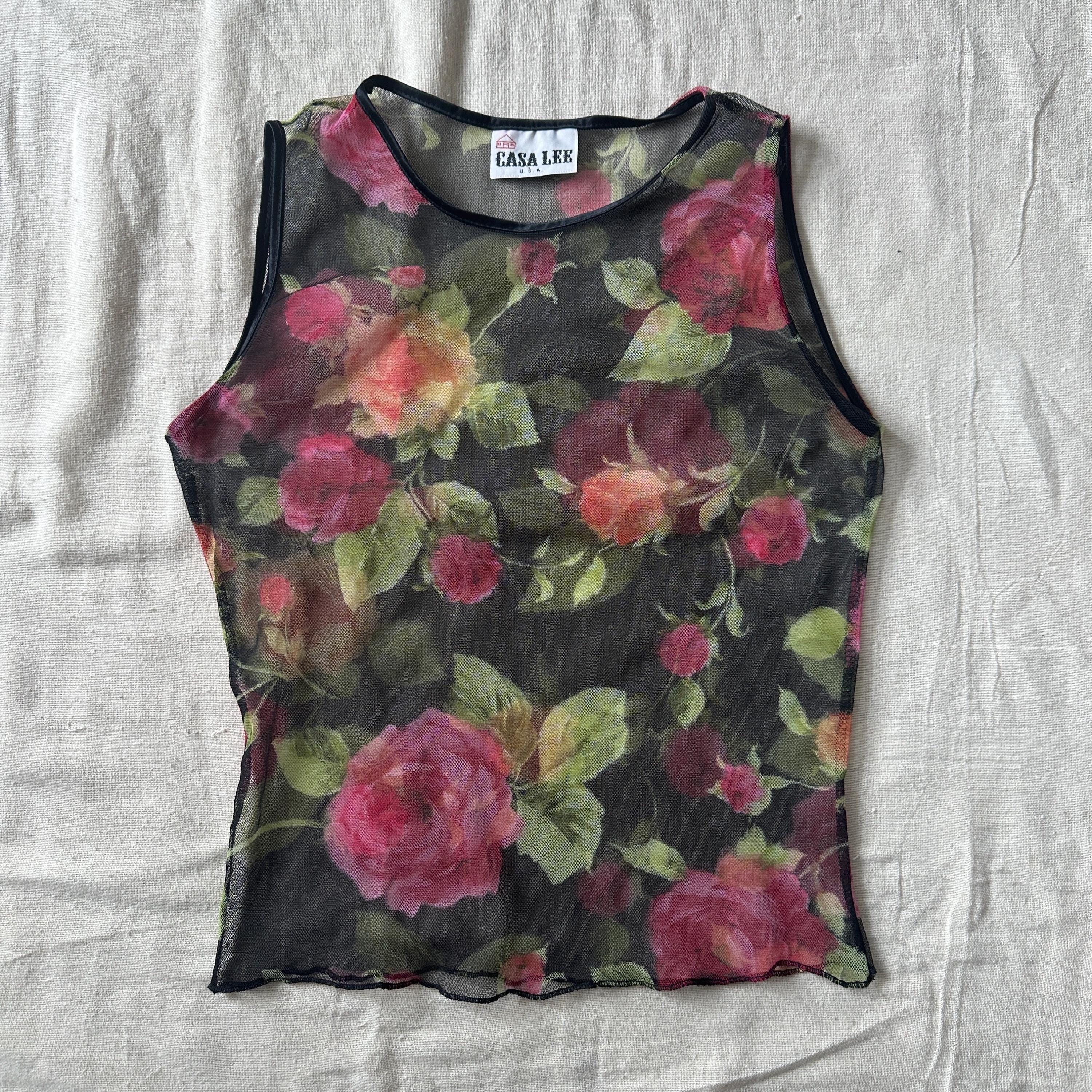 Vintage Sheer Top - Etsy