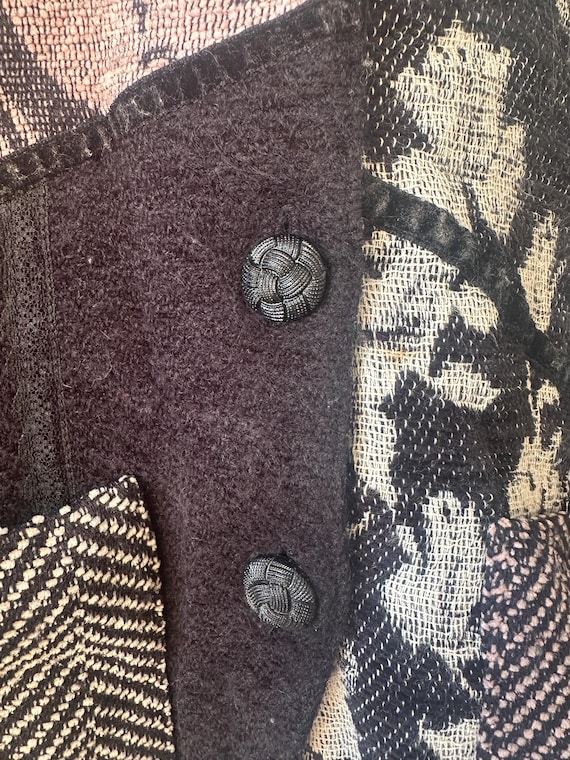 Vintage Patchwork Cropped Y2k Jacket - image 12