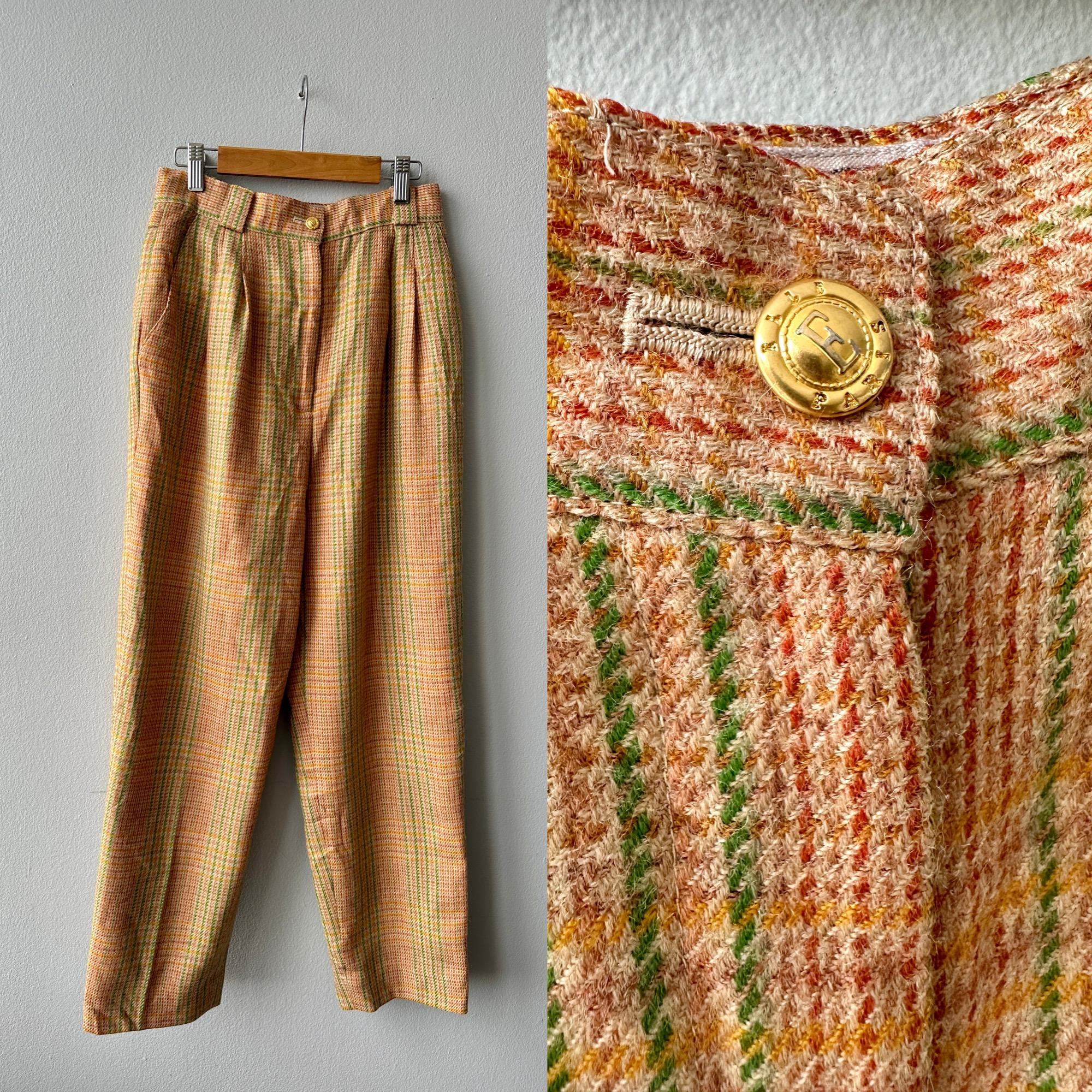 80s Wool Pants - Etsy