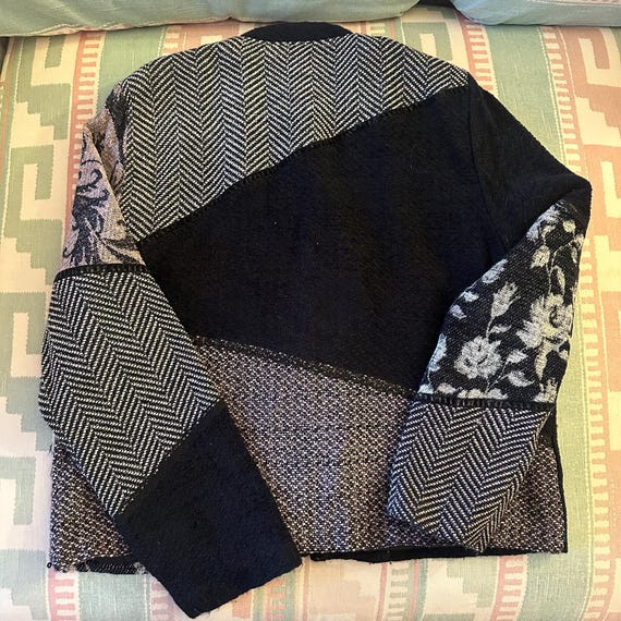 Vintage Patchwork Cropped Y2k Jacket - image 4