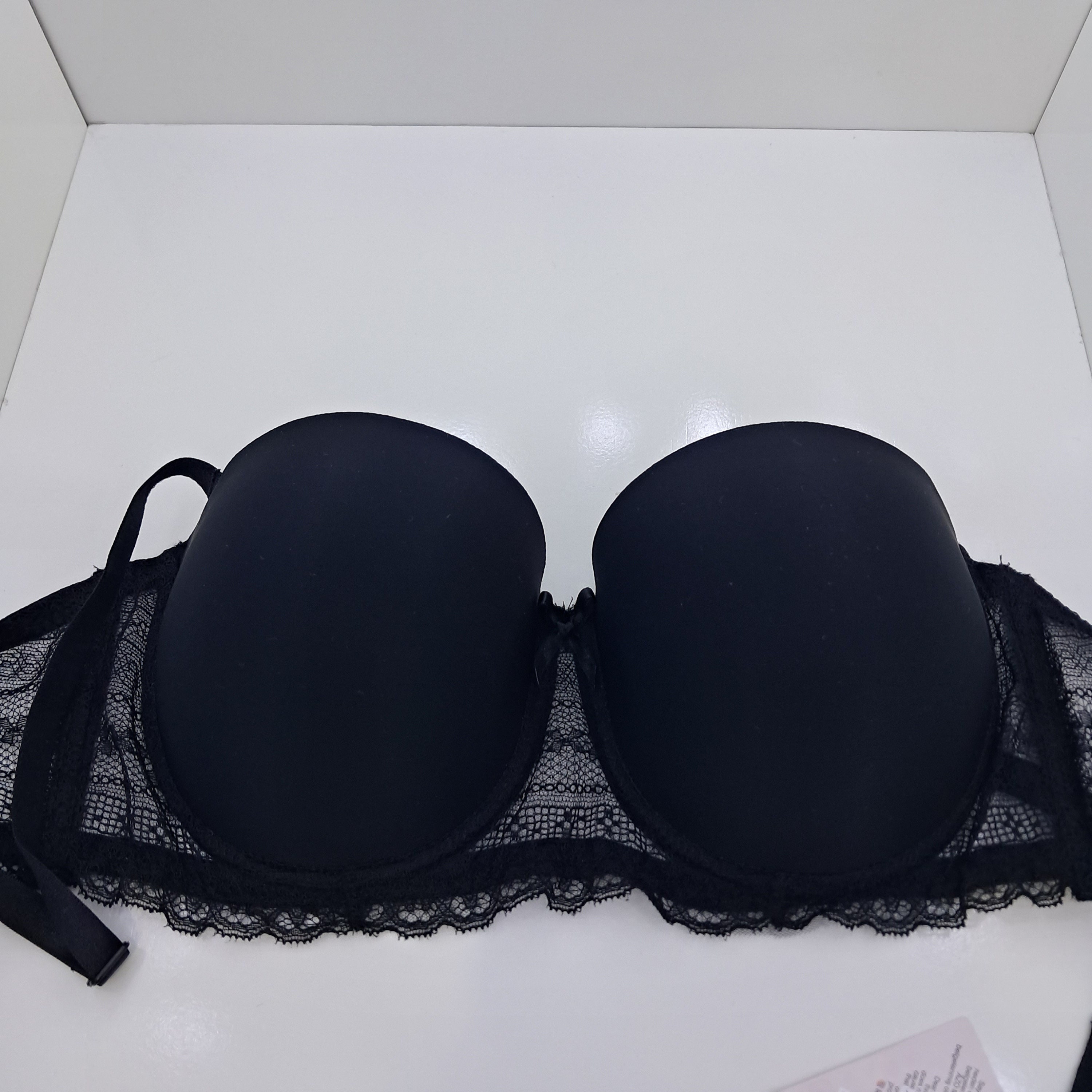 Women 1/4 Cups Lace Bra Tops Underwired Shelf Bra Cupless Sheer