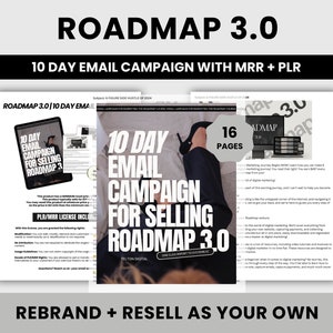 Roadmap 3.0 Email Campaign: 10-Day MRR/PLR Templates