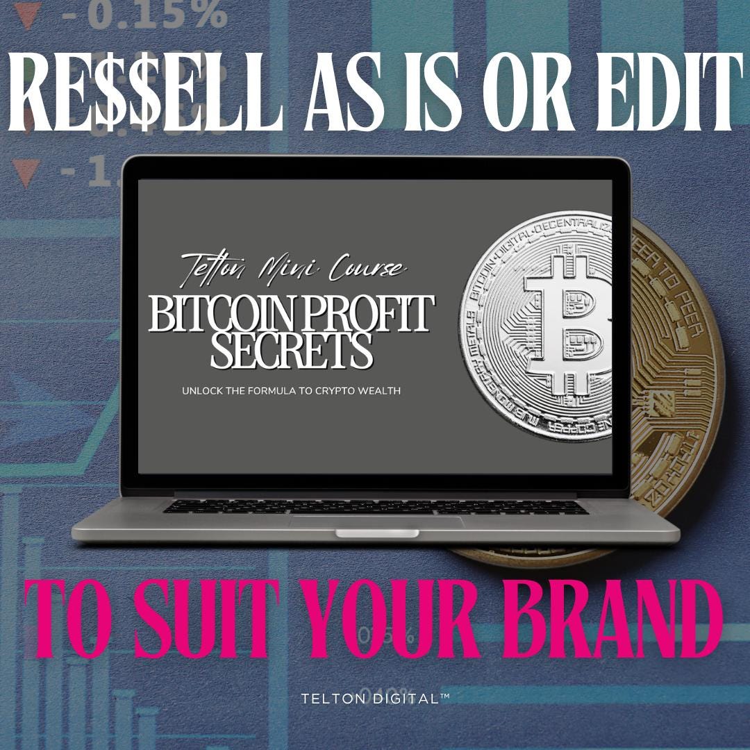 ビットコイン利益の秘密ミニコース | ビットコインの基礎と投資を学ぶ | MRR + PLR