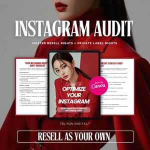 Instagram Audit eBook Guide | Optimize Your IG Profile for Growth | Social Media & Content Strategy
