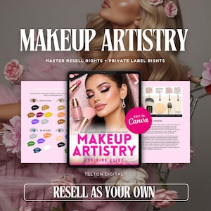 Makeup Artist Training eBook: Professionelle Techniken, Wiederverkaufsrechte (Digitaler Download)