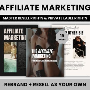 Starting Affiliate Marketing | Affiliate Marketing Lead Magnet | Digital Marketing Strategy | Master Resell Rights + Private Label Rights