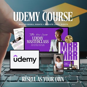 Udemy Masterclass Course | Create & Sell Online Courses (Master Resell Rights + Private Label Rights)