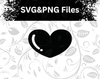 Digital Download | Heart Nose | SVG & PNG Files | Felt Nose Amigurumi | Not a Physical Item | DIY