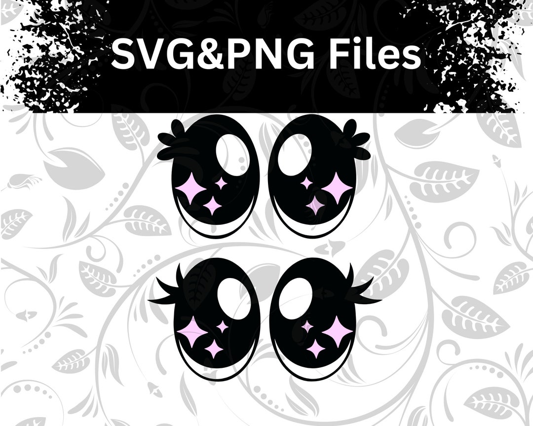Digital Download | Lashed Triple Star Eyes 2 Pack| SVG & PNG Files ...