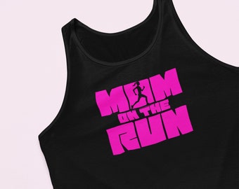 Racerback tank top for runner, Mother's day gift for mom who loves running, Gift for running mother, Running mom workout gear, Gift for mom