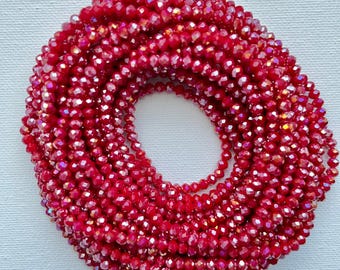 Tie On Waist Bead: Ghanaian Beaded Belly Chain, 45 Inch
