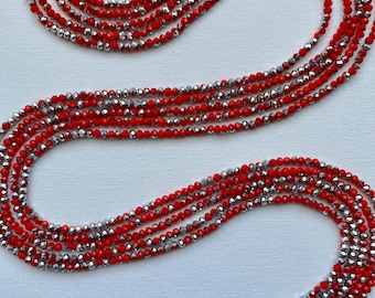 Tie On Waist Bead: African Beaded Belly Chain, Body Jewelry