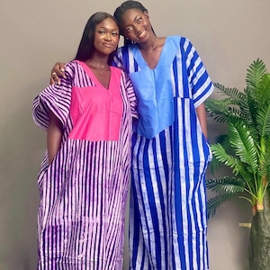 Adire Tie Dye Bubu | African Dress | African Kaftan | African Bubu | Rich Auntie Bubu | Maxi Bubu | One Size S-XXL