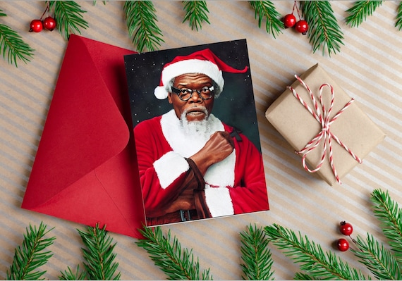 Afrocentric Christmas Greetings - Beyoncé Holiday Cards - Vibrant Kente Christmas Cards - Melanin Magic Greetings -HipHop Inspired Holiday