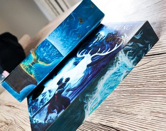 Haryy Potter Hand Painted Book Fore Edge Fantasy Book For Birthday Gift Box For Friend Book Gift Set