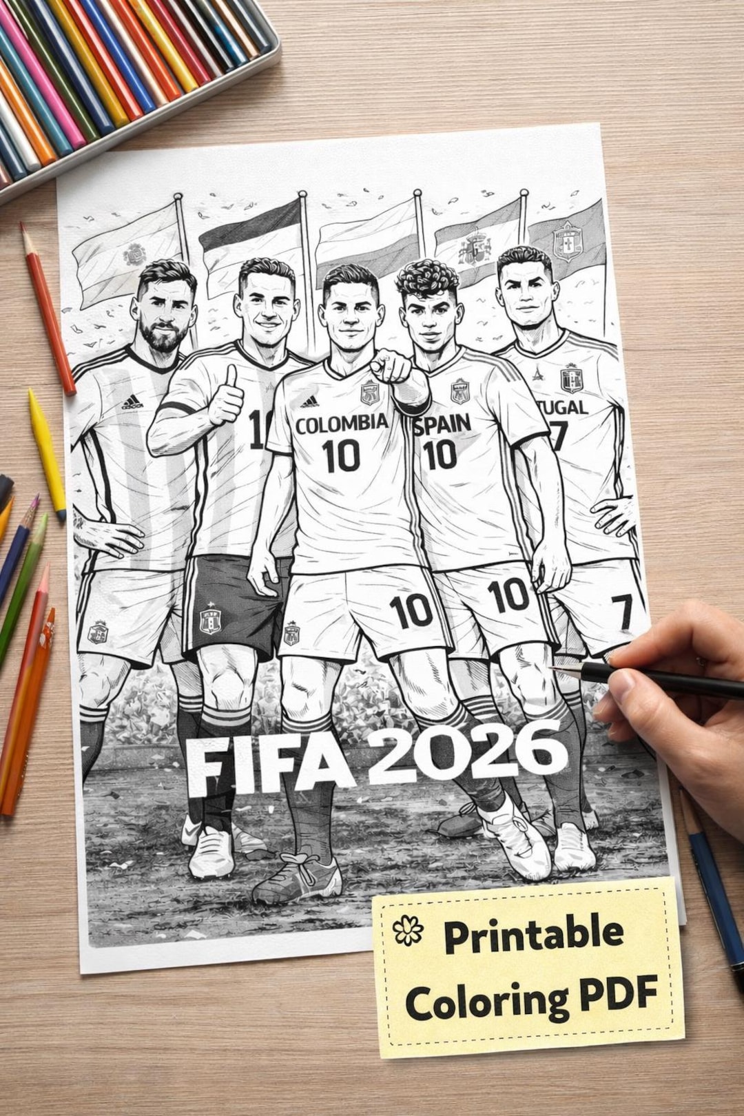 Dibujos Para Colorear De FIFA 2026 Libro De Actividades De F tbol dibujos-para-colorear-de-fifa-2026-libro-de-actividades-de-f-tbol