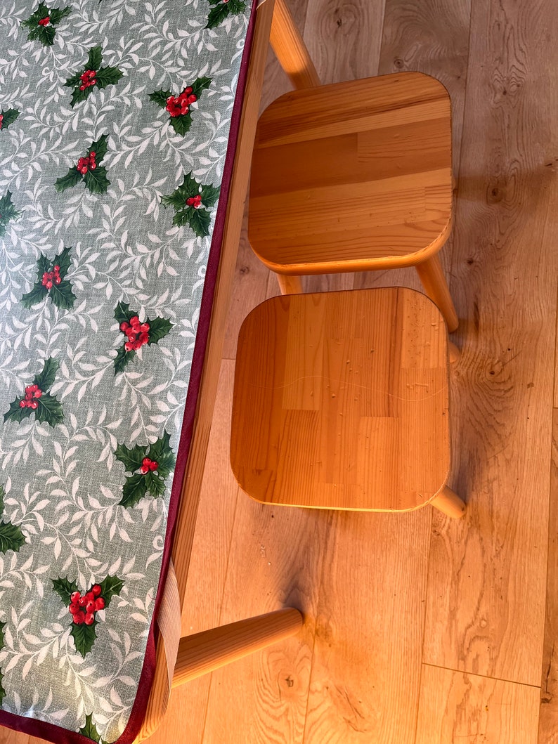 Christmas Oilcloth IKEA Flisat Table Top Etsy UK