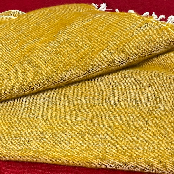 King Size Mustard Throw Blanket Etsy