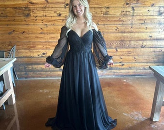 Black Hannah Wedding Dress