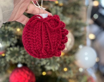 Bubbly Crocheted Ornament