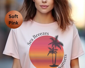 BLESS HOLIDAY BALTIC SEA SUNSET Tシャツ Sea Breeze Short Sleeve Tee, Family Beach Vacation Shirt, Gift