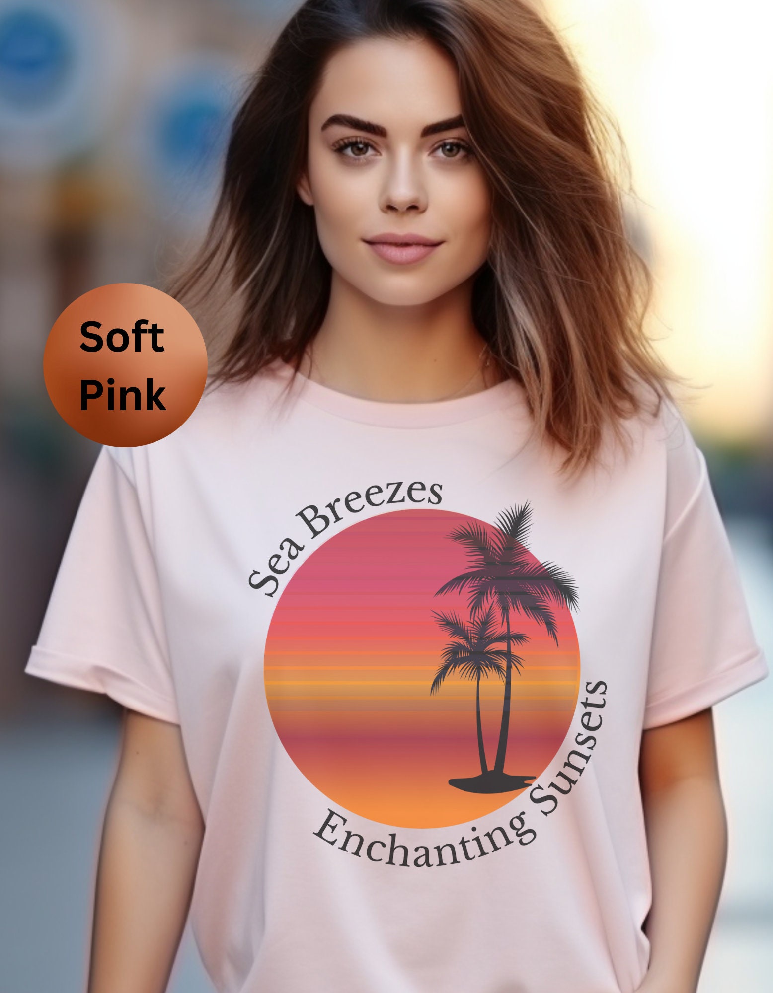 Sea Breeze Short Sleeve Tee, Family Beach Vacation Shirt, Gift